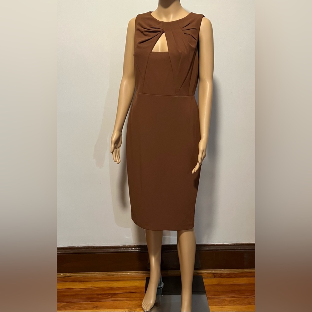 🤩Elegant brown dress Calvin Klein size 8